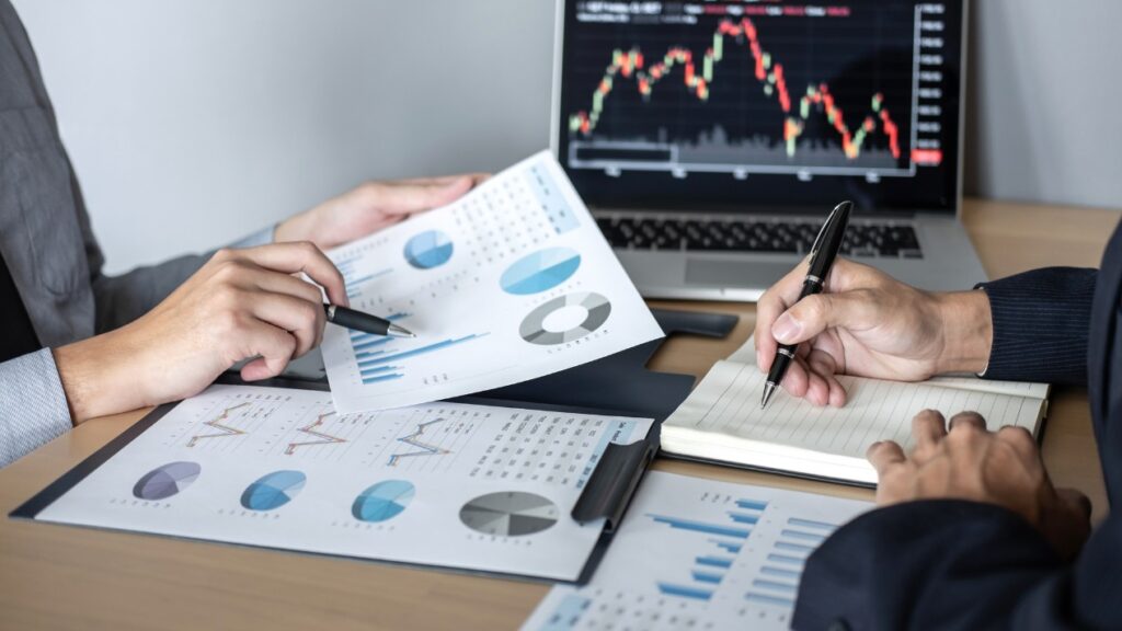 displaying stock market graphs